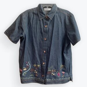 Vintage embroidered women top, 6